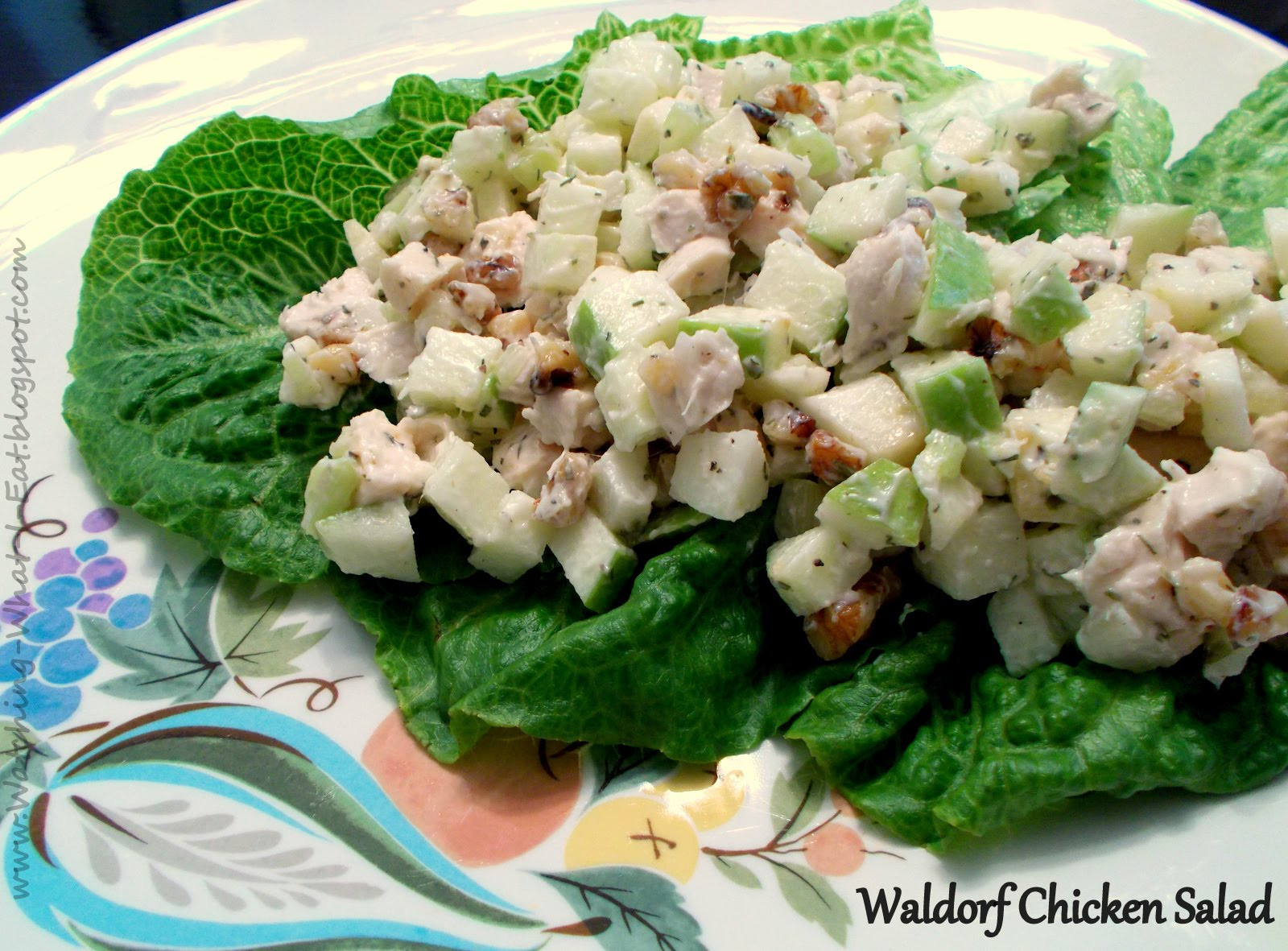 Waldorf Chicken Salad
 Watching What I Eat Waldorf Chicken Salad from America