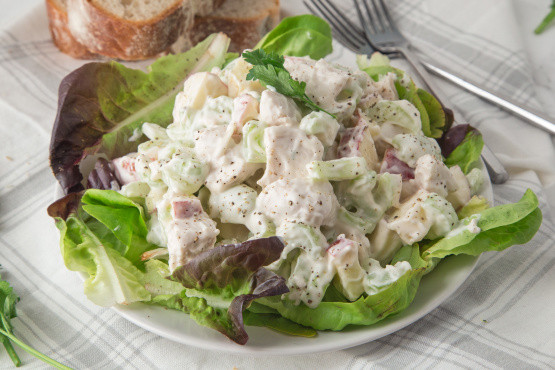 Waldorf Chicken Salad
 Chicken Waldorf Salad Recipe Genius Kitchen