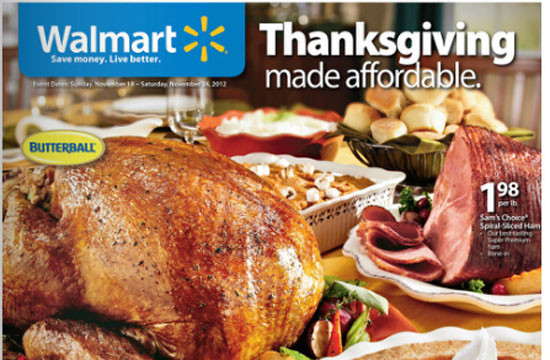 Walmart Thanksgiving Dinner
 Wal Mart Holds Thanksgiving Food Drive for Own Employees