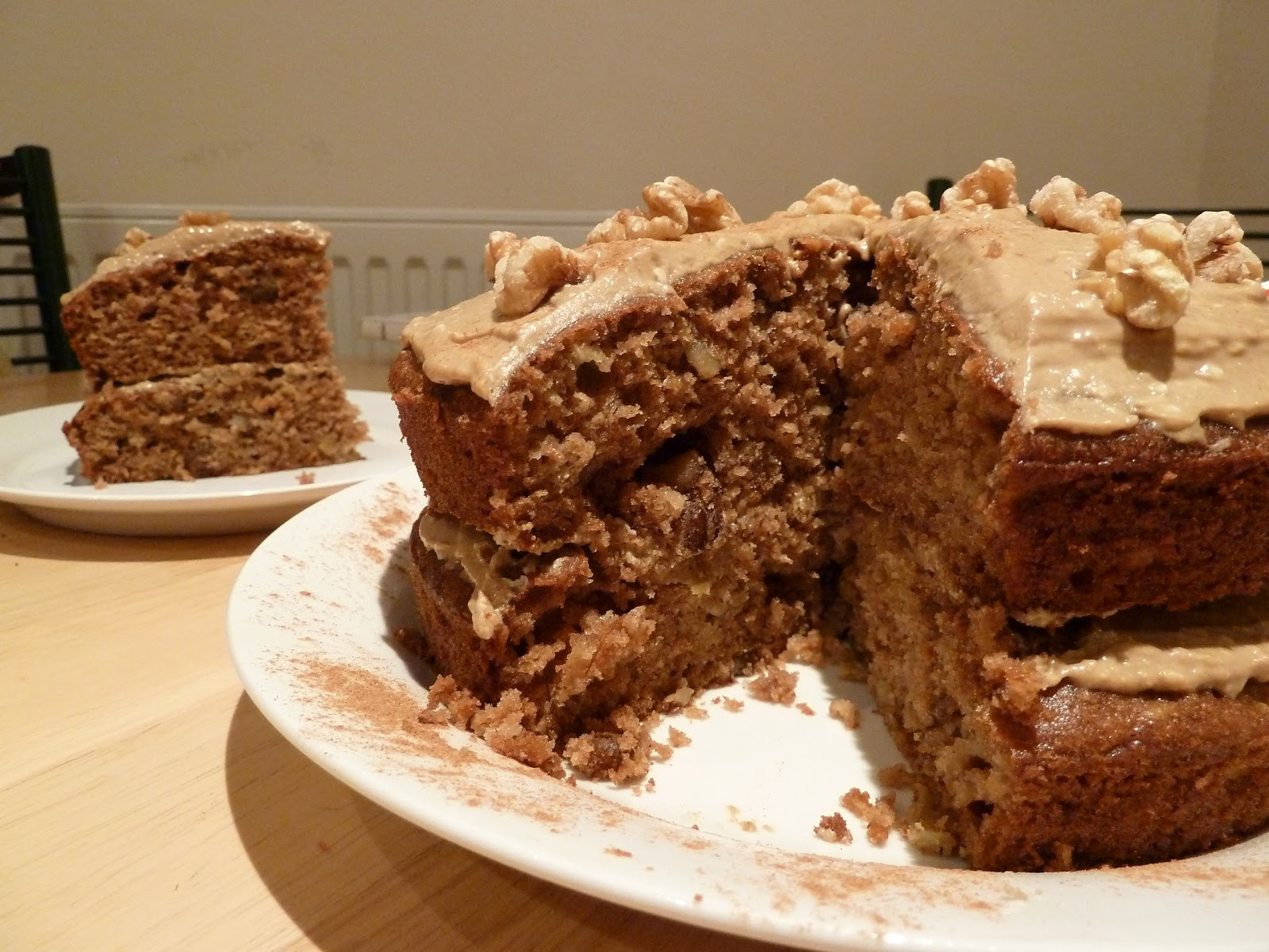 Walnut Cake Recipe
 Cakes from Kim Apple & Walnut Cake The Pink Whisk s