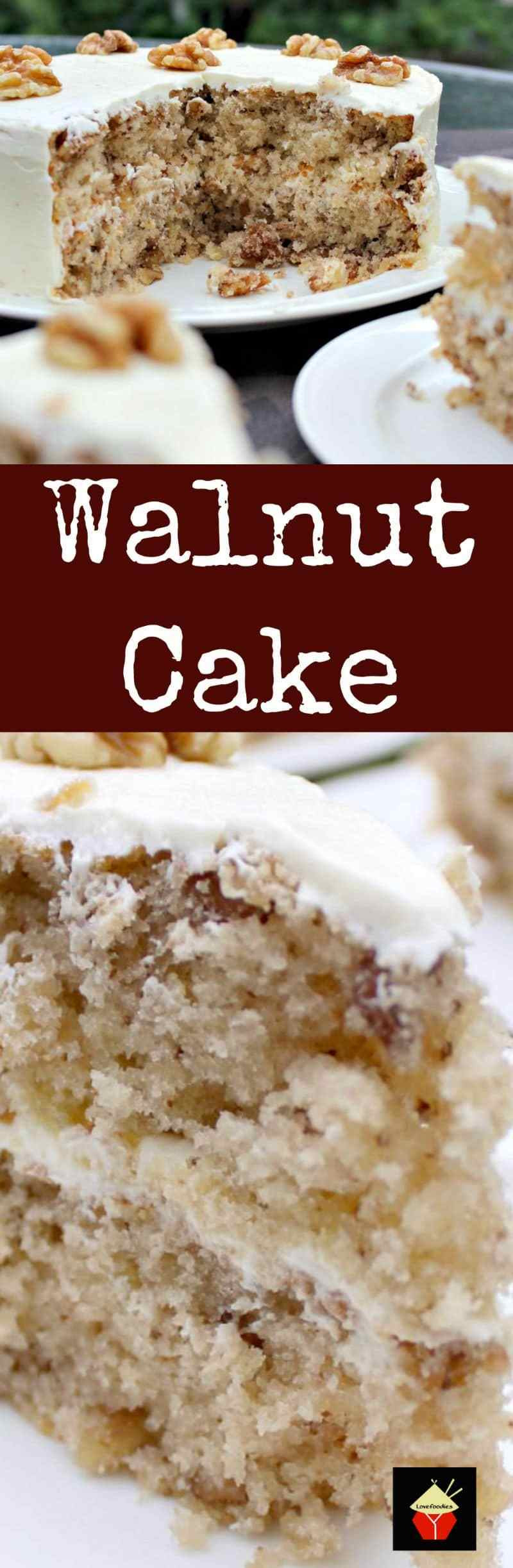 Walnut Cake Recipe
 Walnut Cake – Lovefoo s
