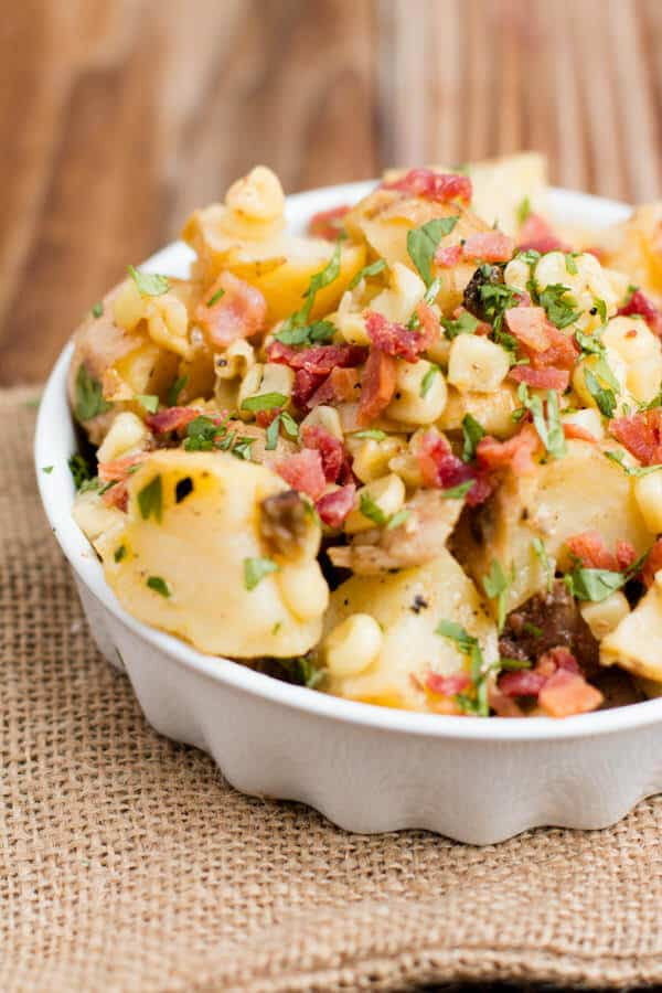 Warm Potato Salad
 Braised Dijon Chicken and Potatoes Oh Sweet Basil