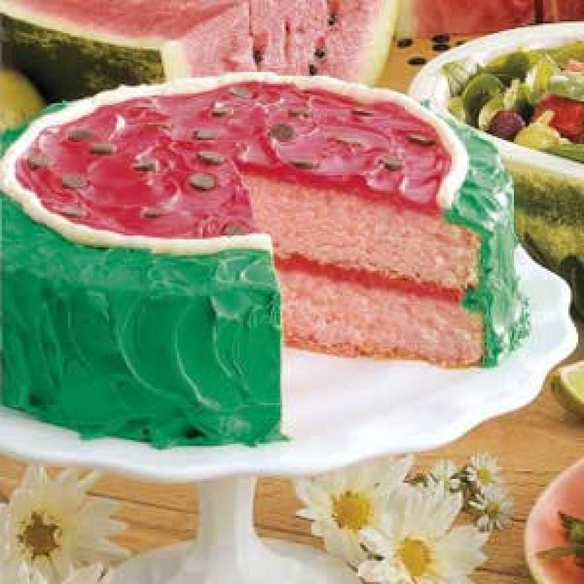 Watermelon Dessert Recipes
 Watermelon Cake Recipe