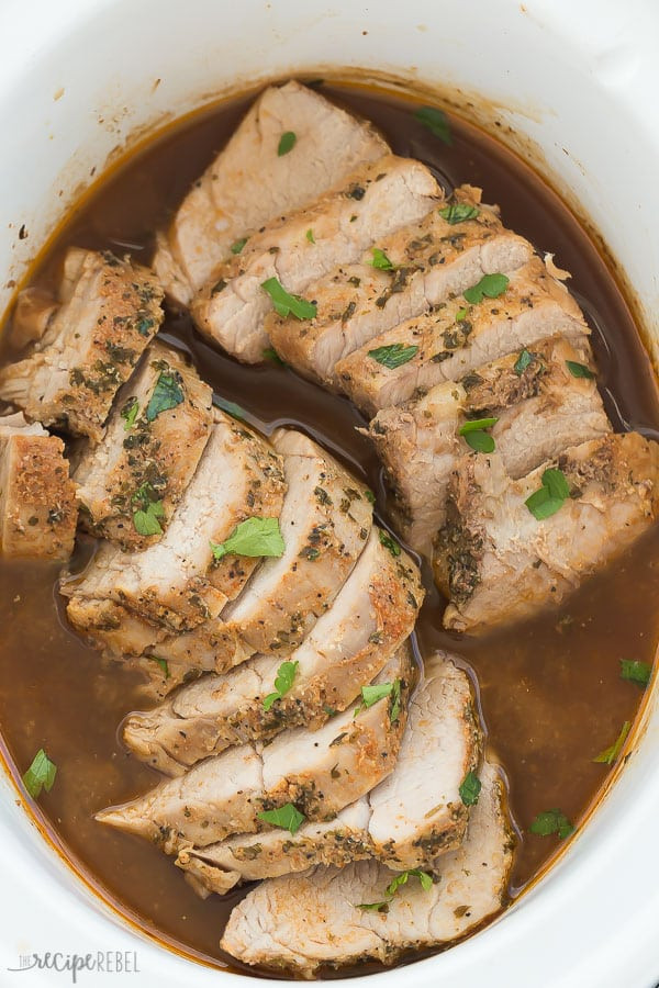 Ways To Cook Pork Loin
 Slow Cooker Pork Tenderloin with Honey Balsamic Glaze