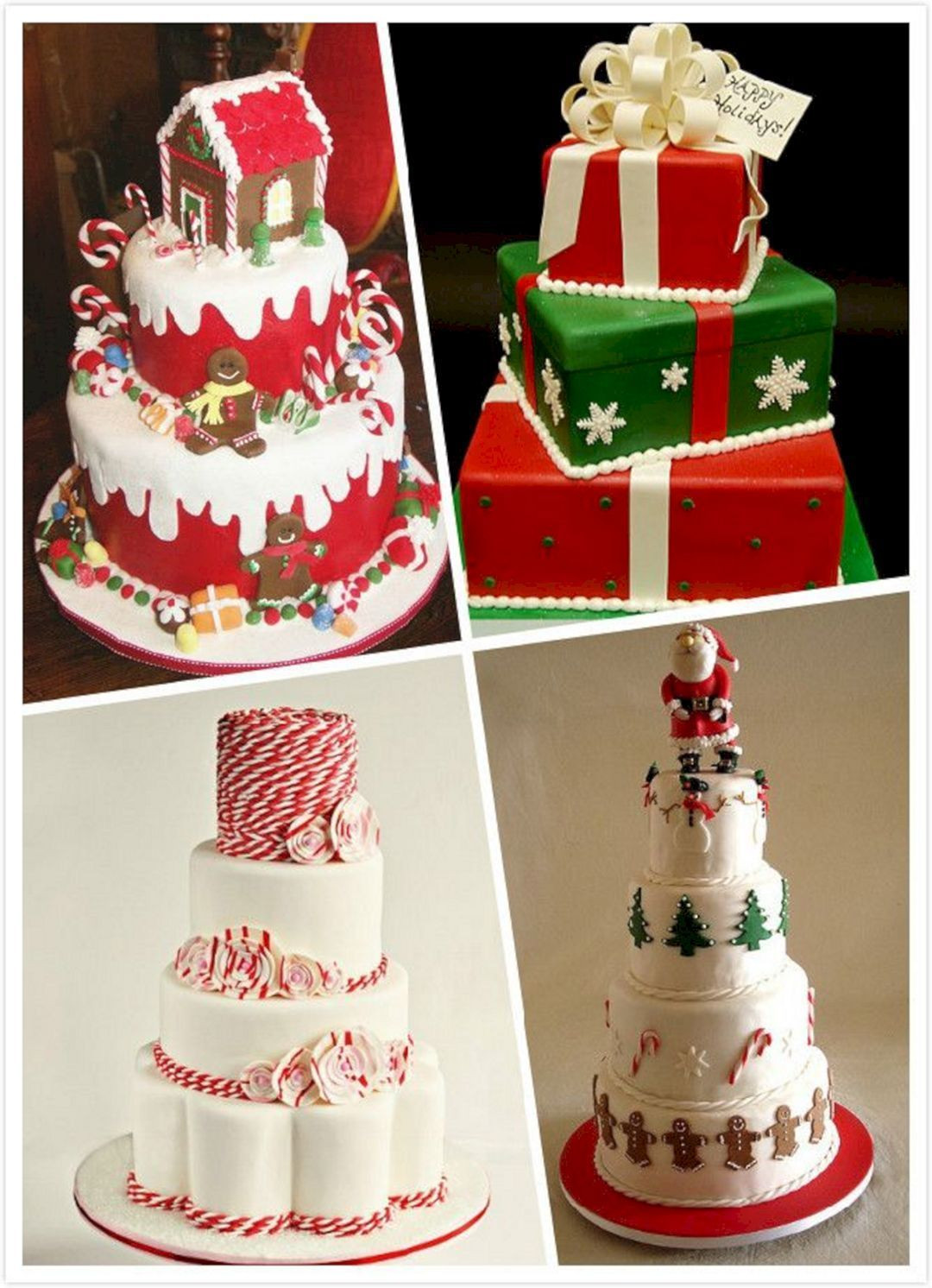 Wedding Cakes Ornaments
 Christmas themed Wedding Cake – OOSILE