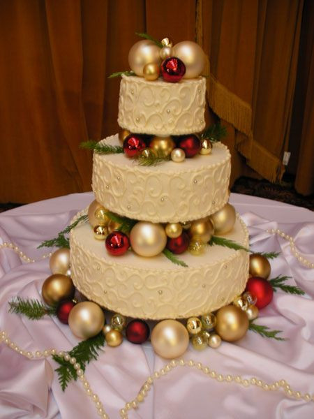 Wedding Cakes Ornaments
 Winter Wedding Cakes Inspiration