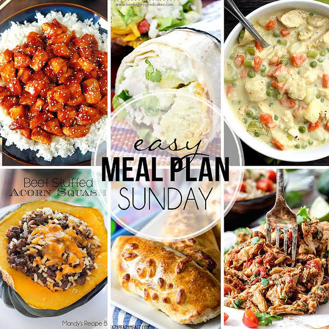 Weekly Dinner Ideas
 Easy Meal Plan 23