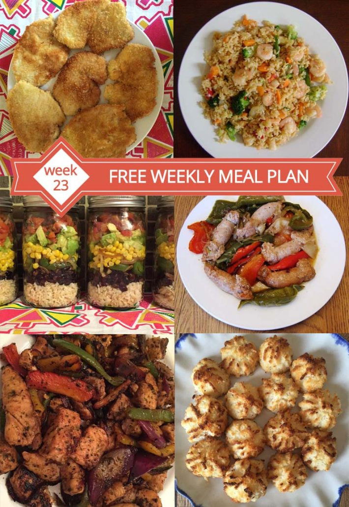 Weekly Dinner Ideas
 Free Easy Weekly Family Meal Plan – Week 23 Recipes And