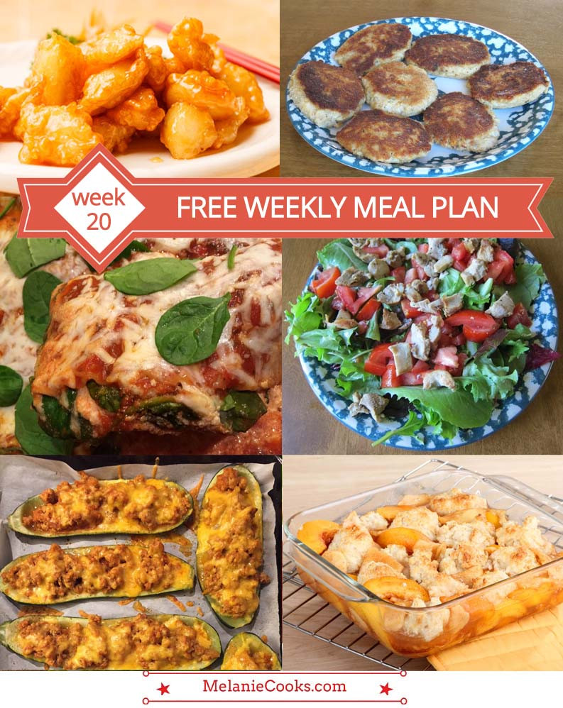 Weekly Dinner Ideas
 FREE Weekly Meal Plan Week 20 – Easy Recipes & Family