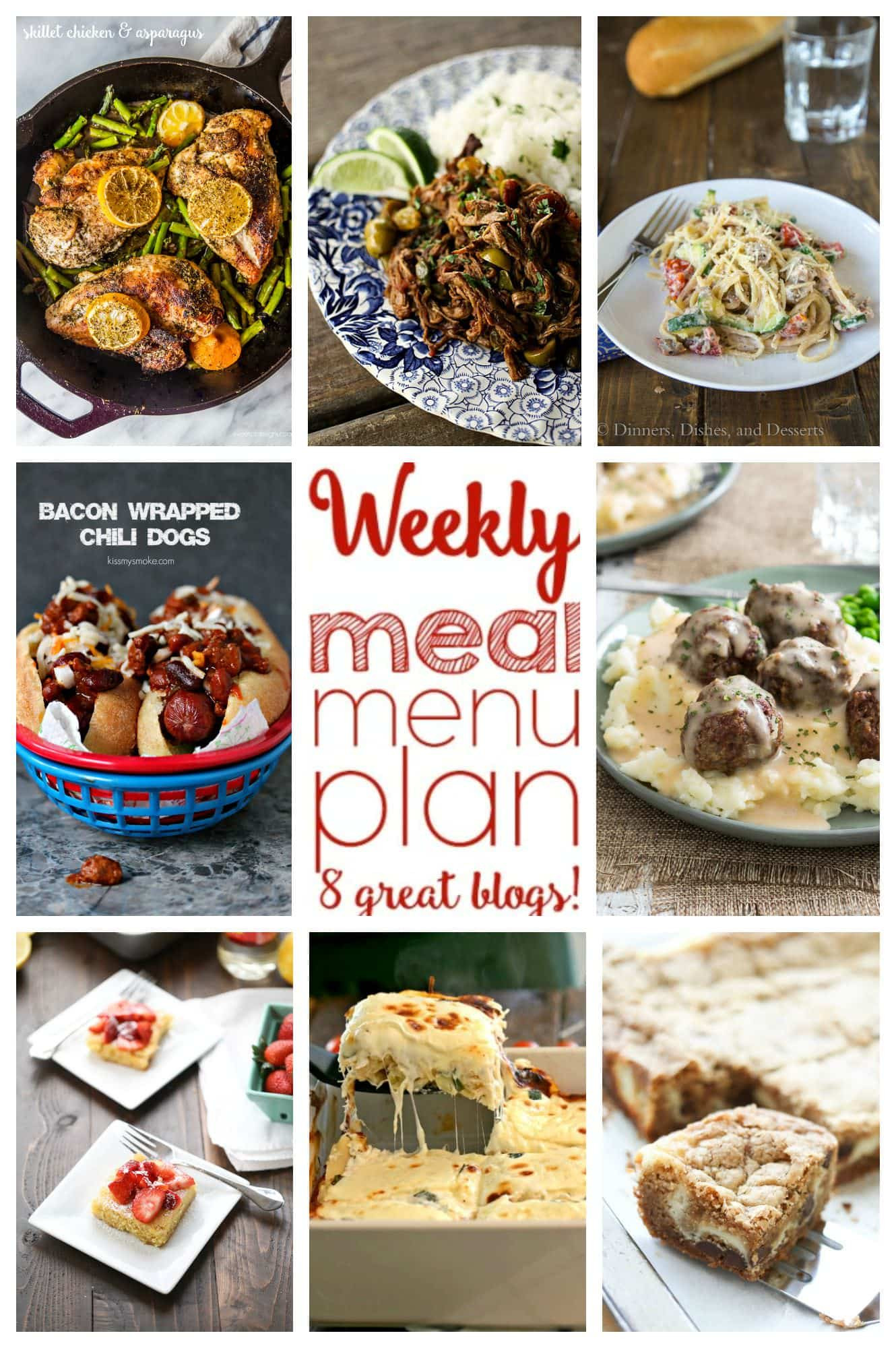 Weekly Dinner Ideas
 Weekly Meal Plan Week 3