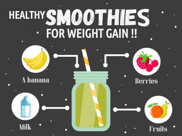 Weight Gain Smoothies
 Smoothies For Weight Gain Boldsky