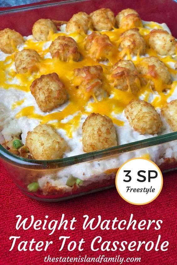 Weight Watchers Desserts Freestyle
 Weight Watchers Tater Tot Casserole ly 3 SmartPoints