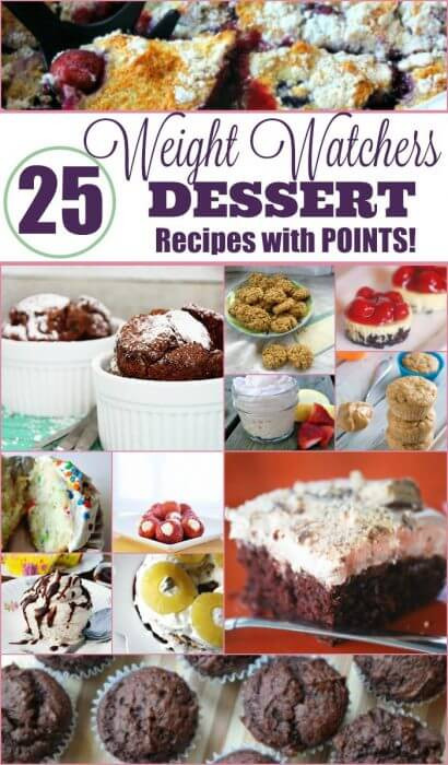 Weight Watchers Desserts Smartpoints
 25 Weight Watchers Dessert Recipes with Points Plus Real