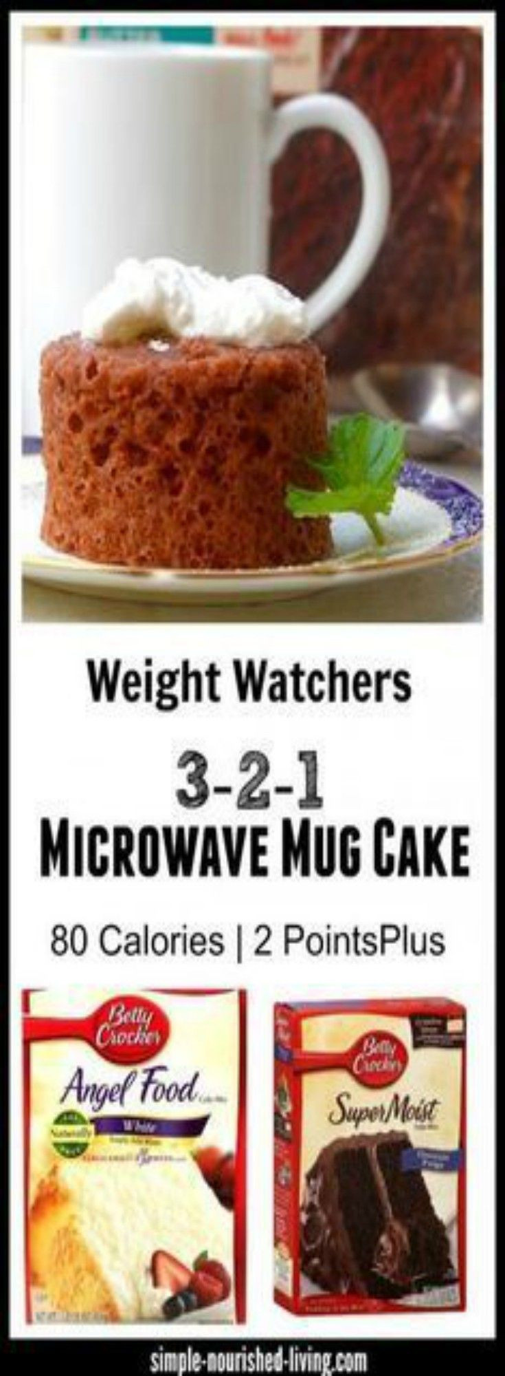 Weight Watchers Mug Cake
 126 best Smart Points images on Pinterest