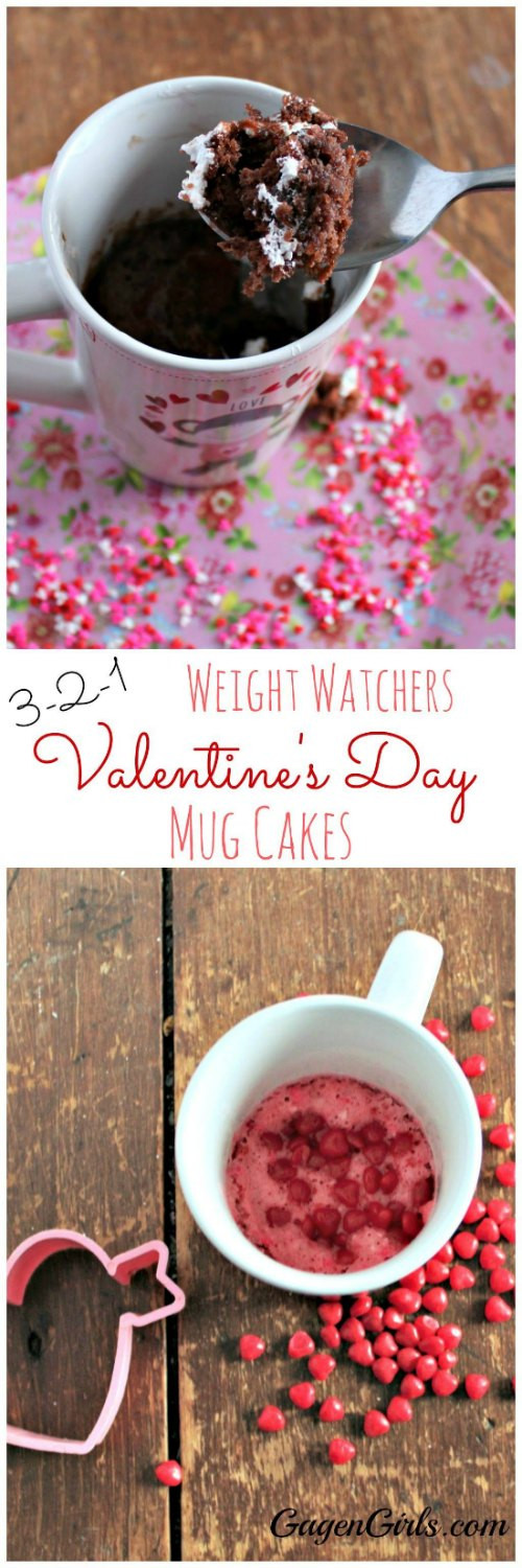 Weight Watchers Mug Cake
 Weight Watchers Valentine s Days Mug Cakes