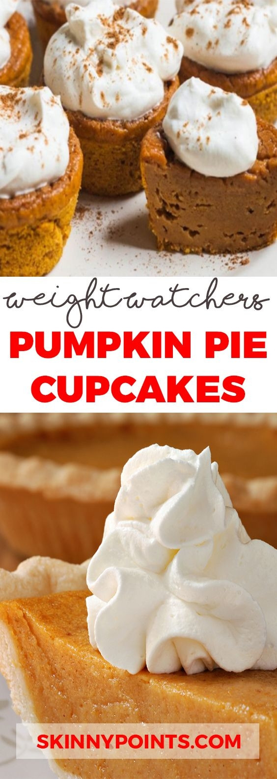 Weight Watchers Pumpkin Pie
 Pumpkin Pie Cupcakes – ly 3 Weight Watchers SmartPoints