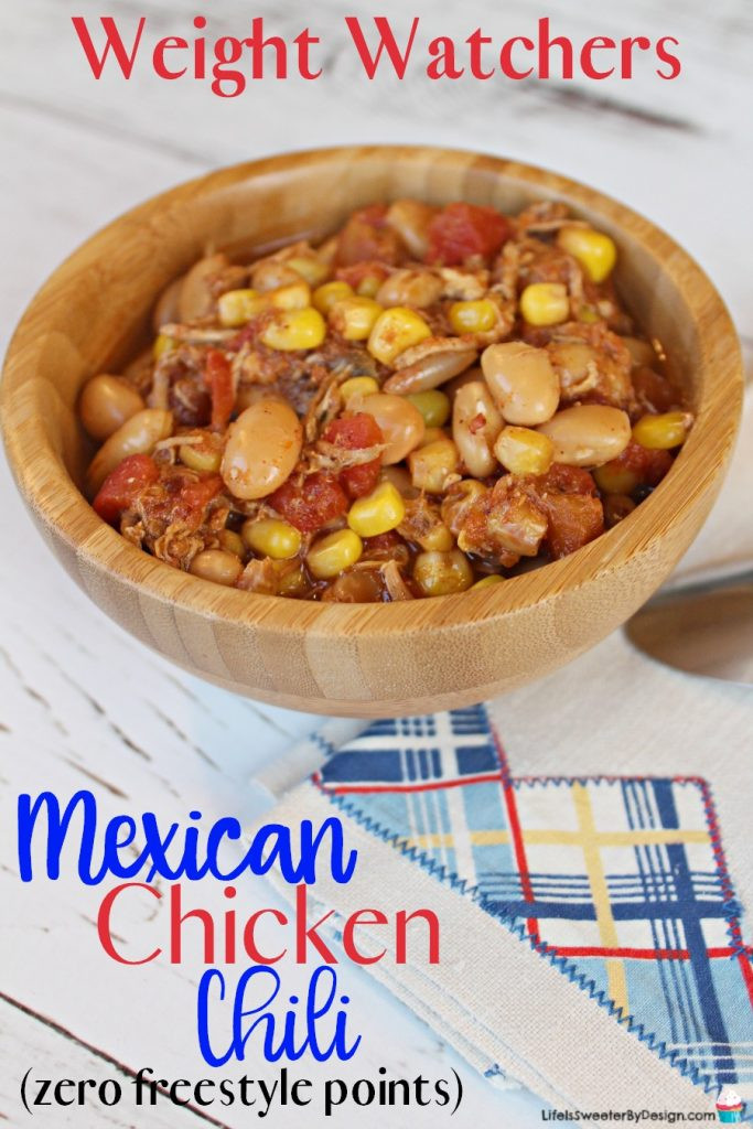 Weight Watchers White Chicken Chili
 Weight Watchers Slow Cooker Mexican Chicken Chili Life