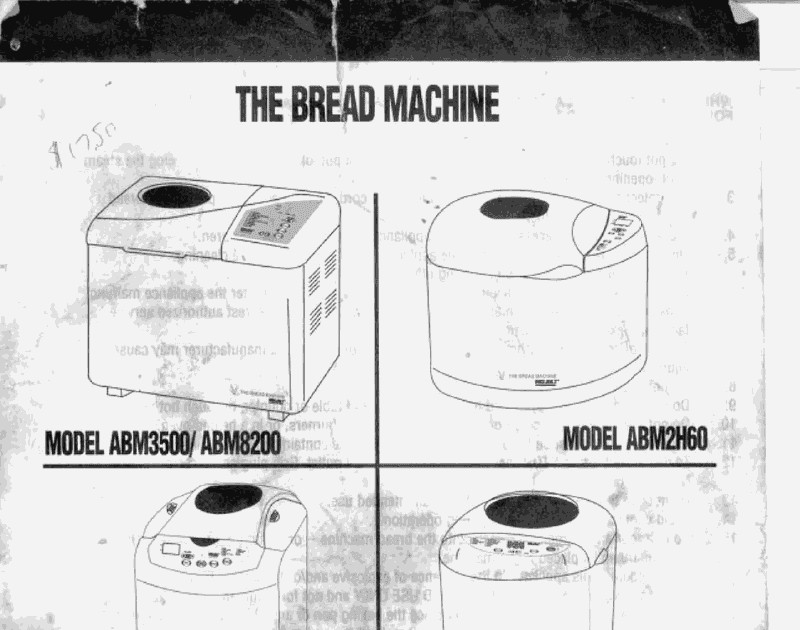 Welbilt Bread Machine Recipes
 Welbilt Bread Machine Blog Models ABM3500 ABM8200