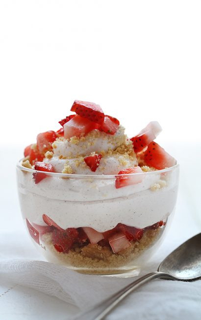 What Dessert Am I
 Strawberry "Shortcake" Mousse Cups