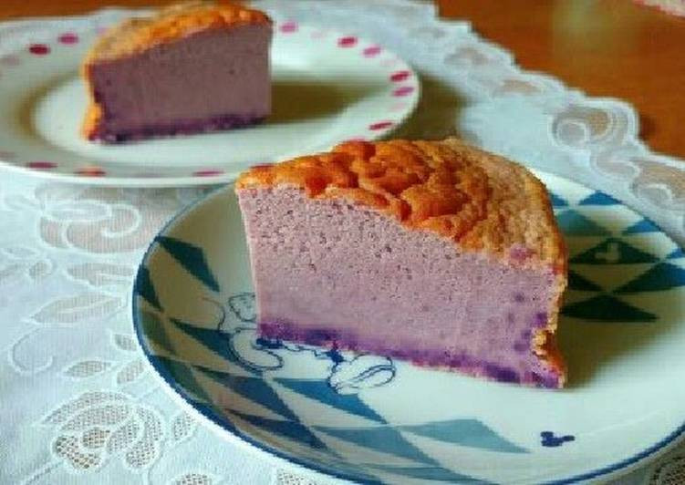 What Dessert Can You Make With Pancake Mix
 Easy Purple Sweet Potato Cheese Cake with Pancake Mix