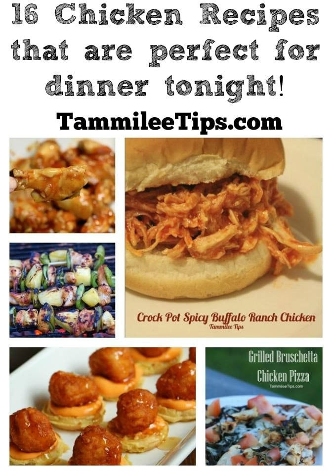 What Do I Want For Dinner Tonight
 16 Chicken Recipes that are perfect for dinner tonight