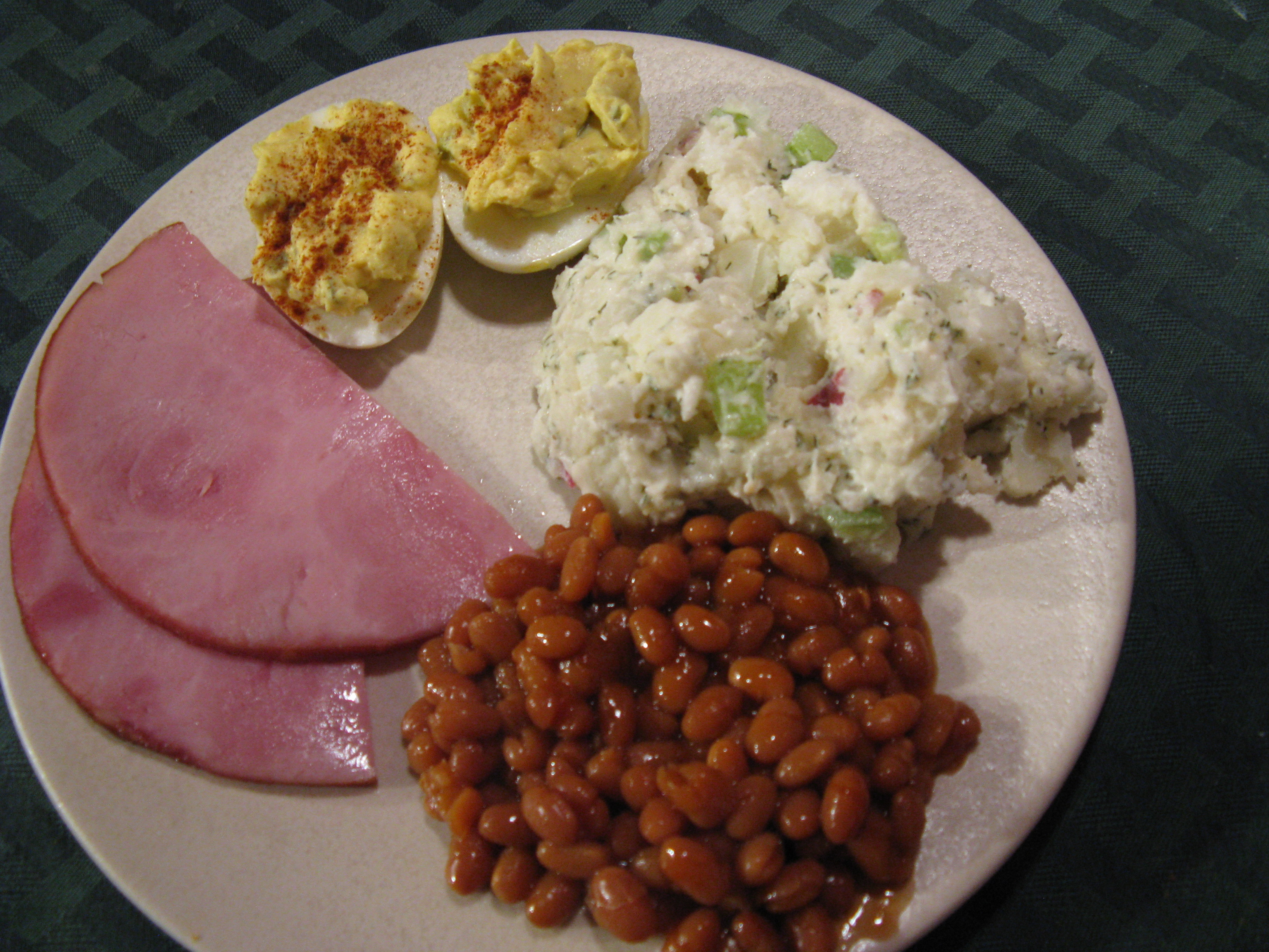 What Goes With Ham Dinner
 Kel’s Homemade Potato Salad