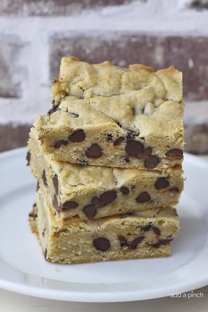 What Is A Blondie Dessert
 Chocolate Chip Blon s Recipe Add a Pinch