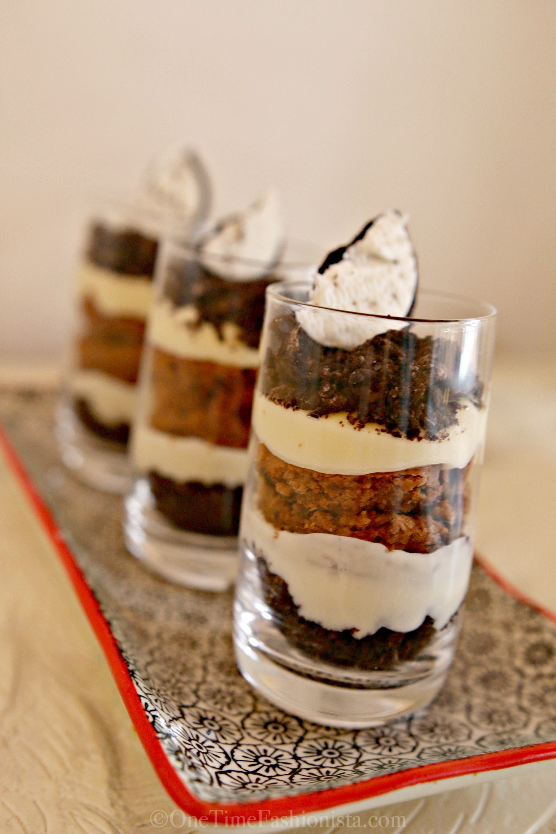 What Is Dessert
 Dessert In A Shot Glass Layered Oreo Cheesecake Chocolate