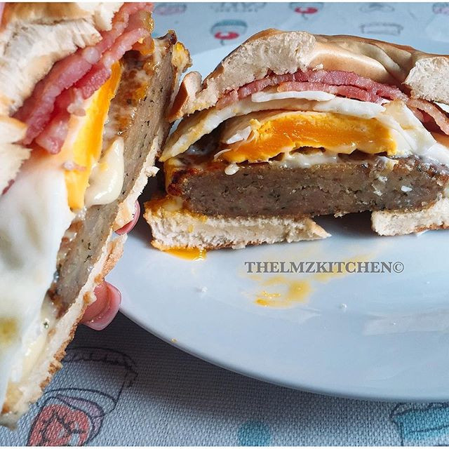 What Is The Yellow Sauce On Mcdonald'S Breakfast Bagels
 Bagel breakfast burger – TheLmZkitchen