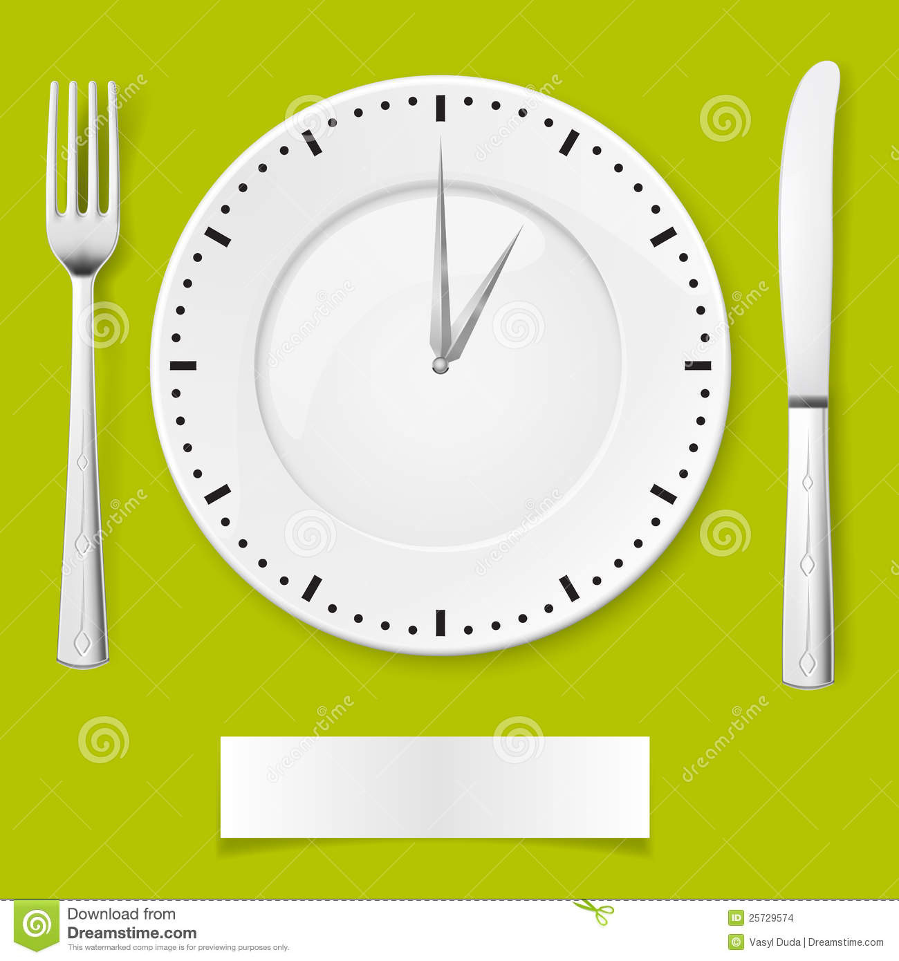 What Time Is Dinner Time
 Dinner time stock vector Image of cuisine idea fork