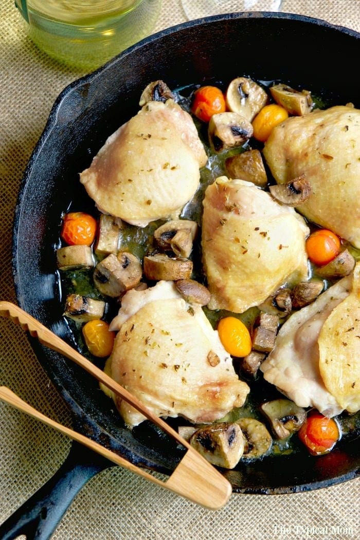 What To Do With Chicken Thighs
 Baked bone in chicken thighs · The Typical Mom