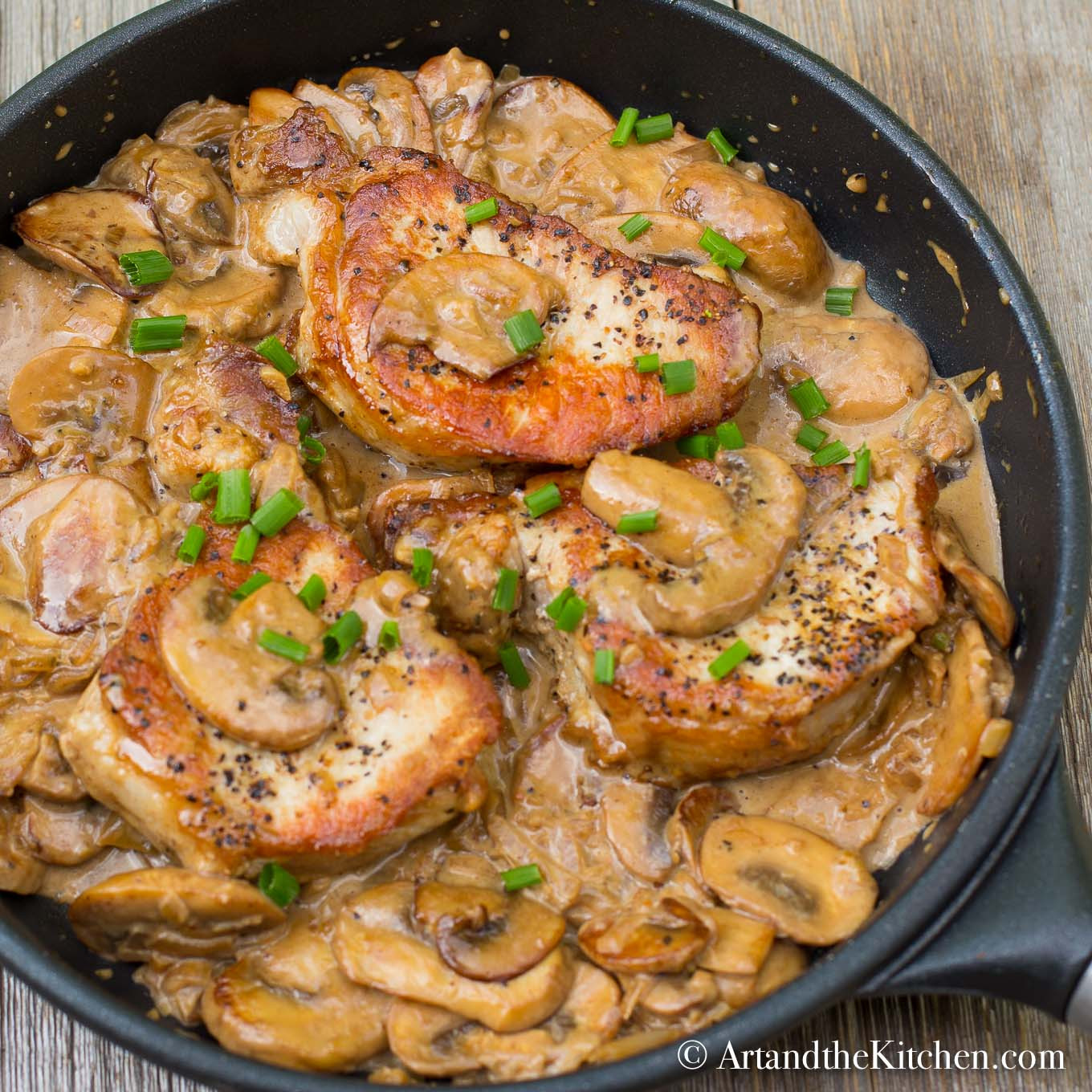 What To Do With Pork Chops
 Pork Chops with Brandy Mushroom Sauce