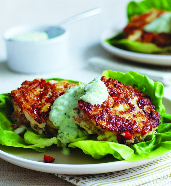 What To Eat With Crab Cakes
 Crab Cakes with Creamy Cucumber Sauce Recipe