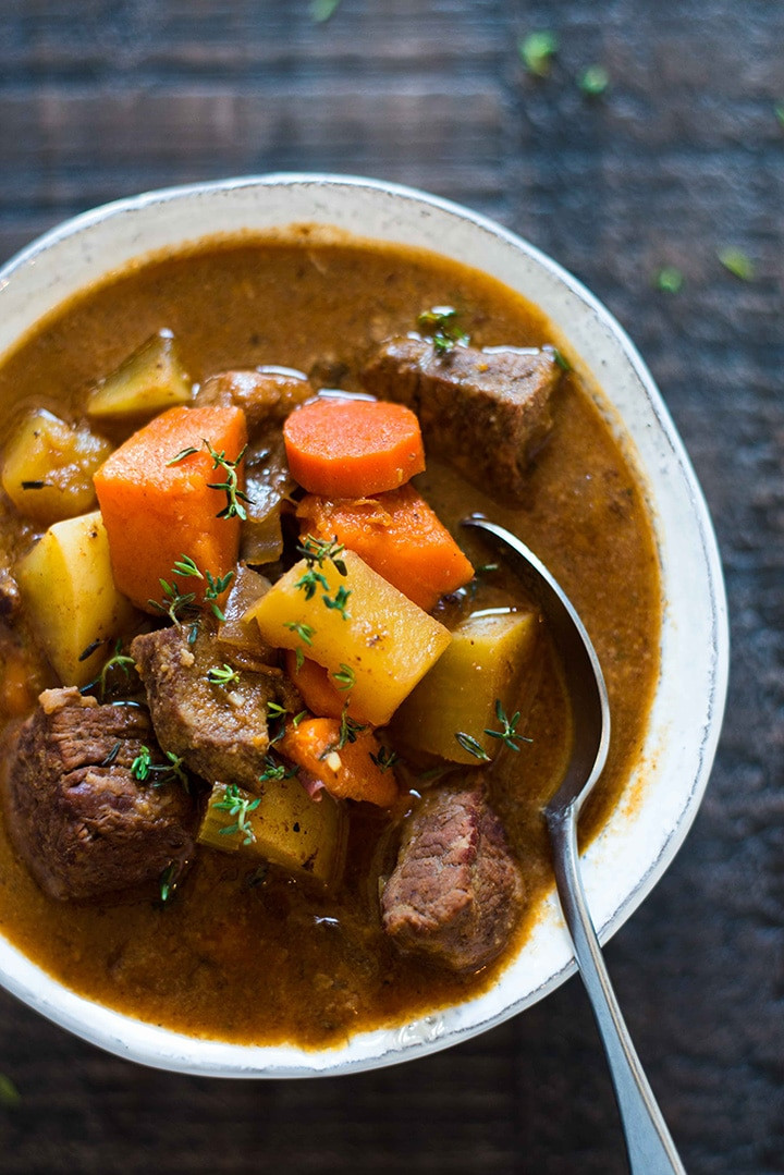 What To Serve With Beef Stew
 Healthy Slow Cooker Beef Stew Perfect Make Ahead Dinner