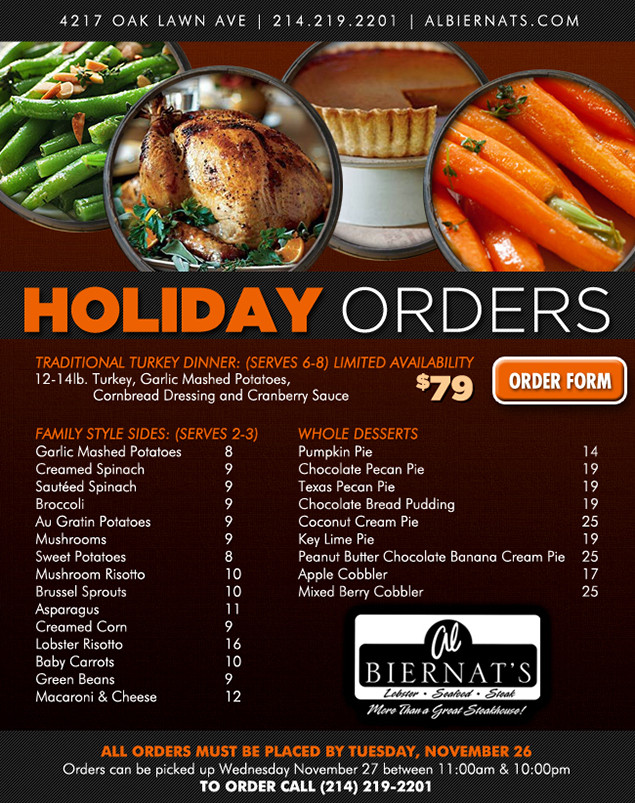 Where To Order Thanksgiving Dinner
 Thanksgiving Pre Order Dinner Savedwebhistoryorg