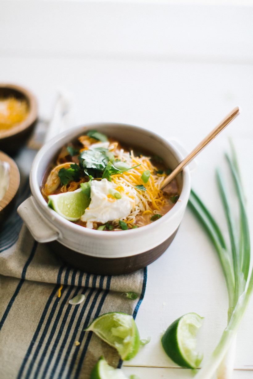 White Bean Chicken Chili
 Slow Cooker Chicken & White Bean Chili Camille Styles