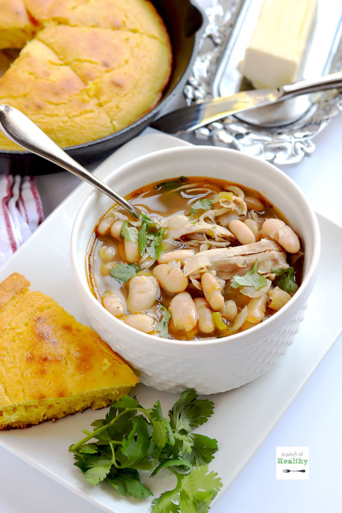 White Bean Chicken Chili
 Instant Pot White Chicken Chili A Pinch of Healthy