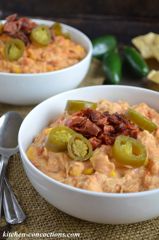 White Bean Chicken Chili Slow Cooker
 Slow Cooker Jalapeno Popper White Bean Chicken Chili