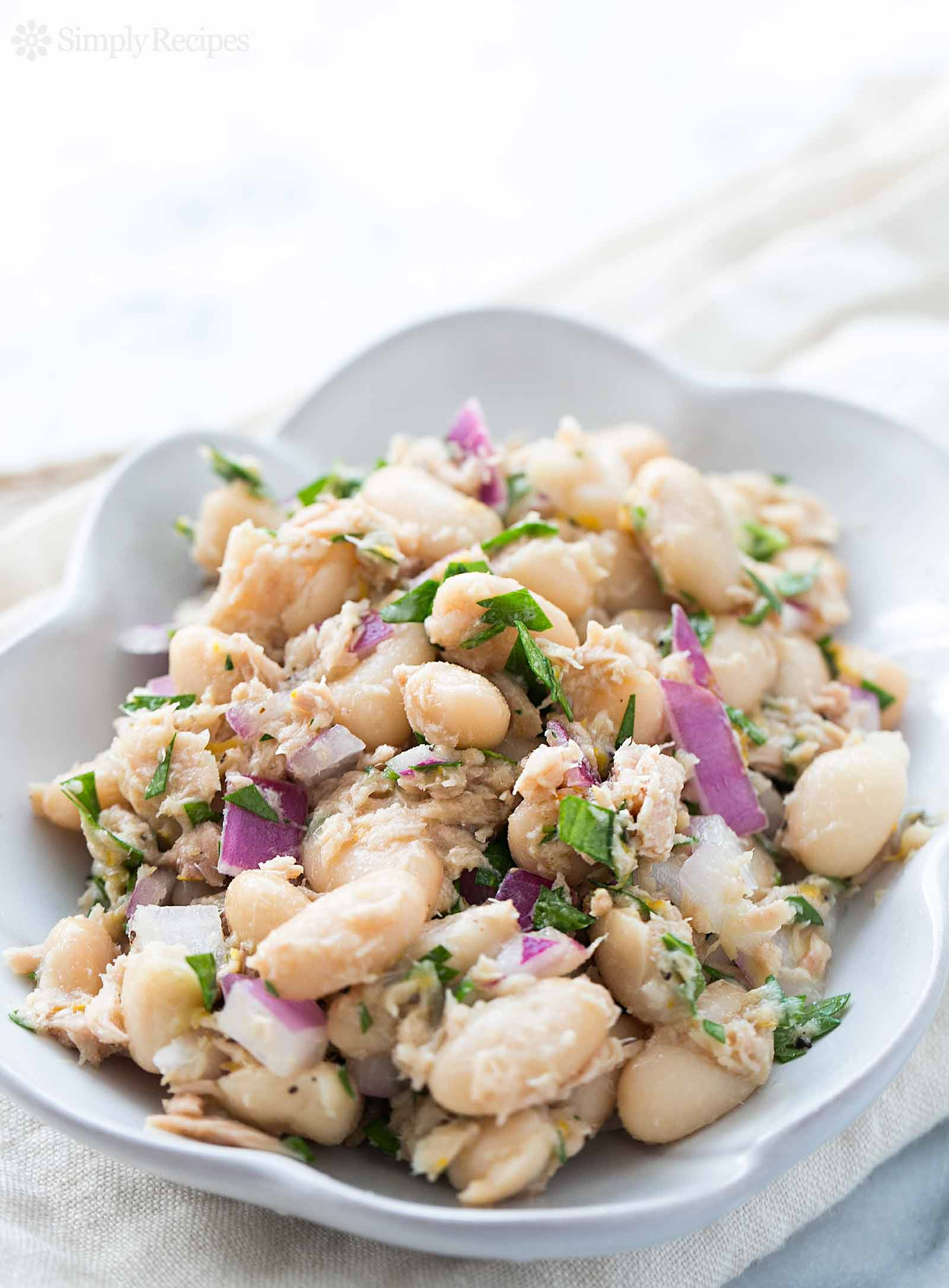 White Bean Recipes
 White Bean and Tuna Salad Recipe