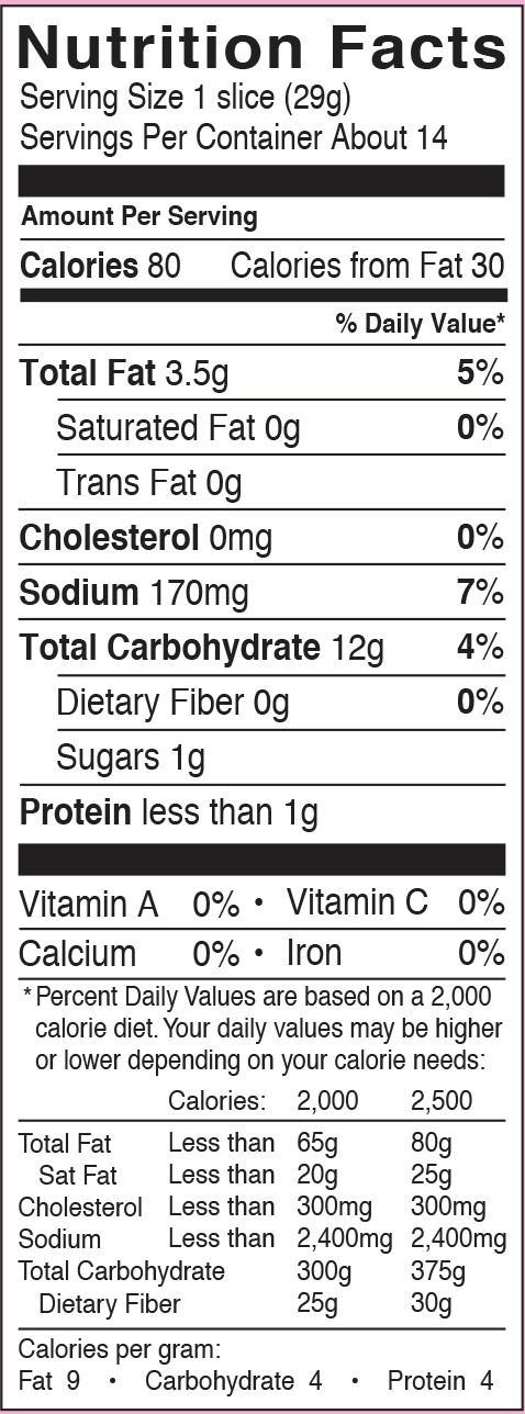 White Bread Nutrition Facts
 Gluten Free White Bread