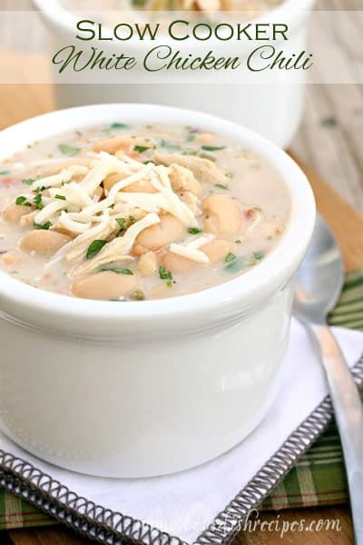 White Chicken Chili Recipe Slow Cooker
 Slow Cooker White Chicken Chili — Let s Dish Recipes