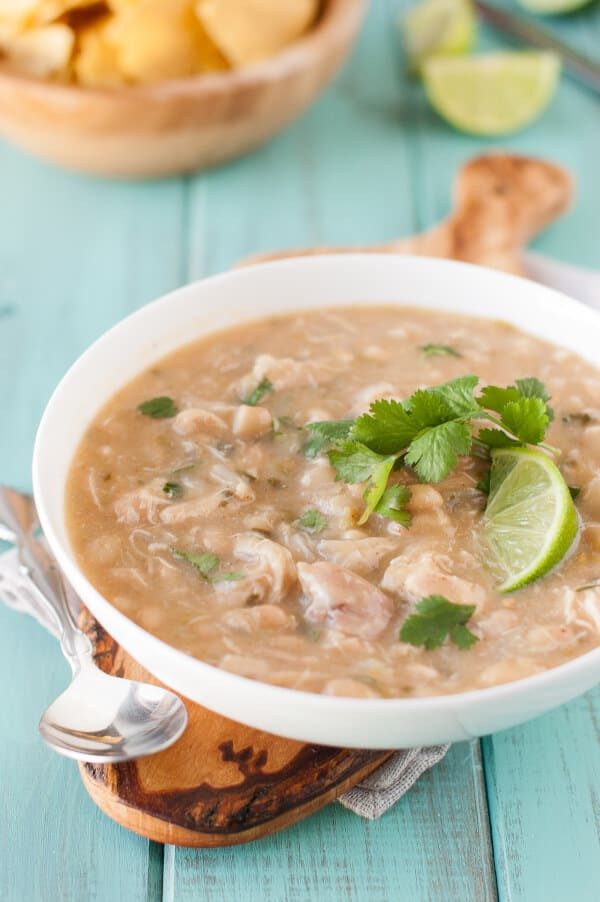 White Chicken Chili Recipe Slow Cooker
 Slow Cooker White Chicken Chili Recipe Clean Eating