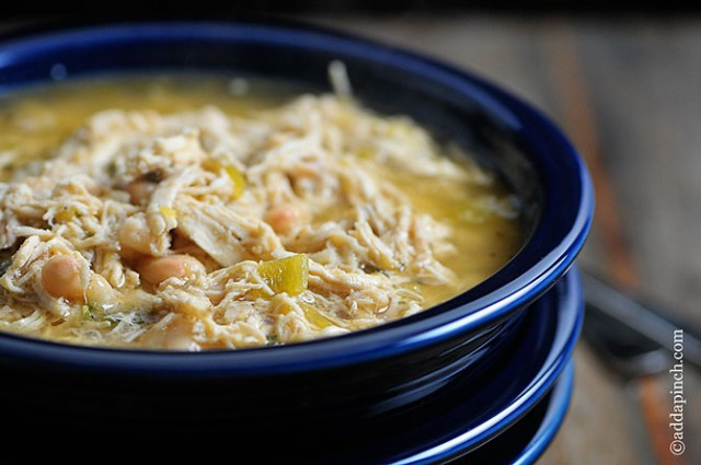 White Chicken Chili Recipes
 White Chicken Chili Recipe Add a Pinch