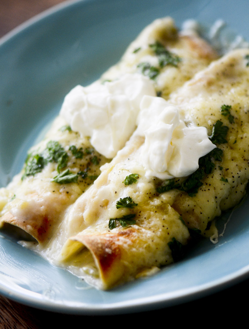 White Chicken Enchiladas
 White Chicken Enchiladas – Recipe Diaries