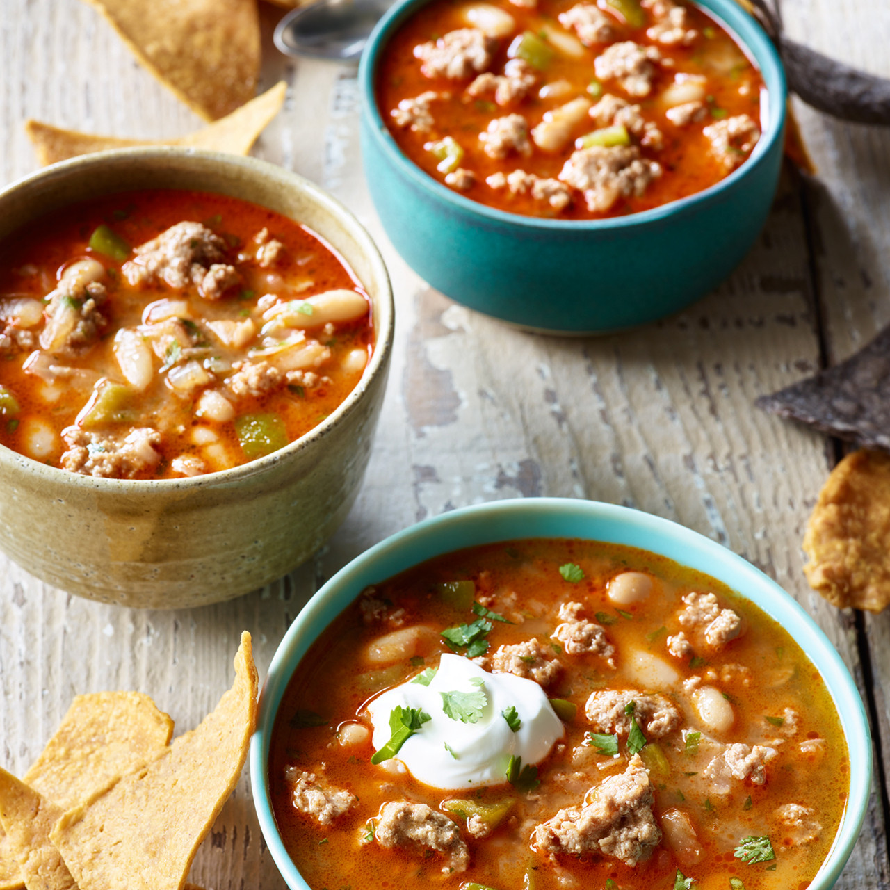 White Chili With Ground Turkey
 White Chili With Turkey Shady Brook Farms