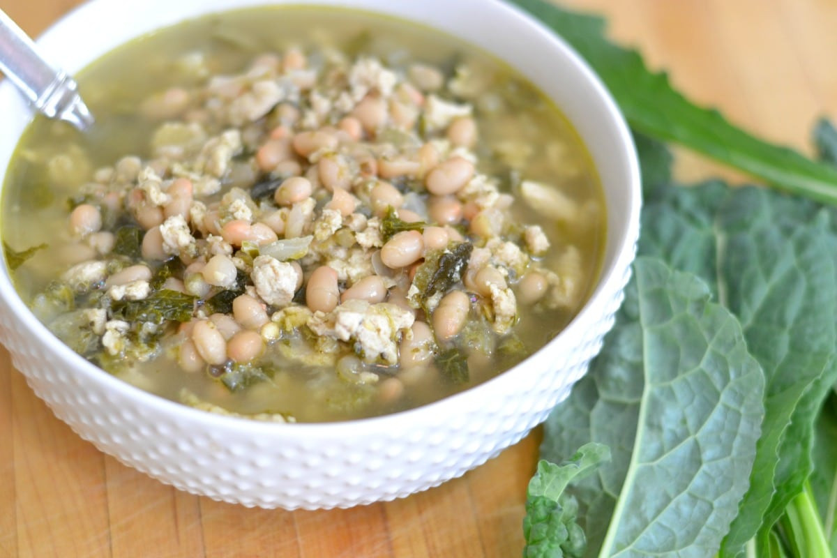 White Chili With Ground Turkey
 ground turkey white bean soup