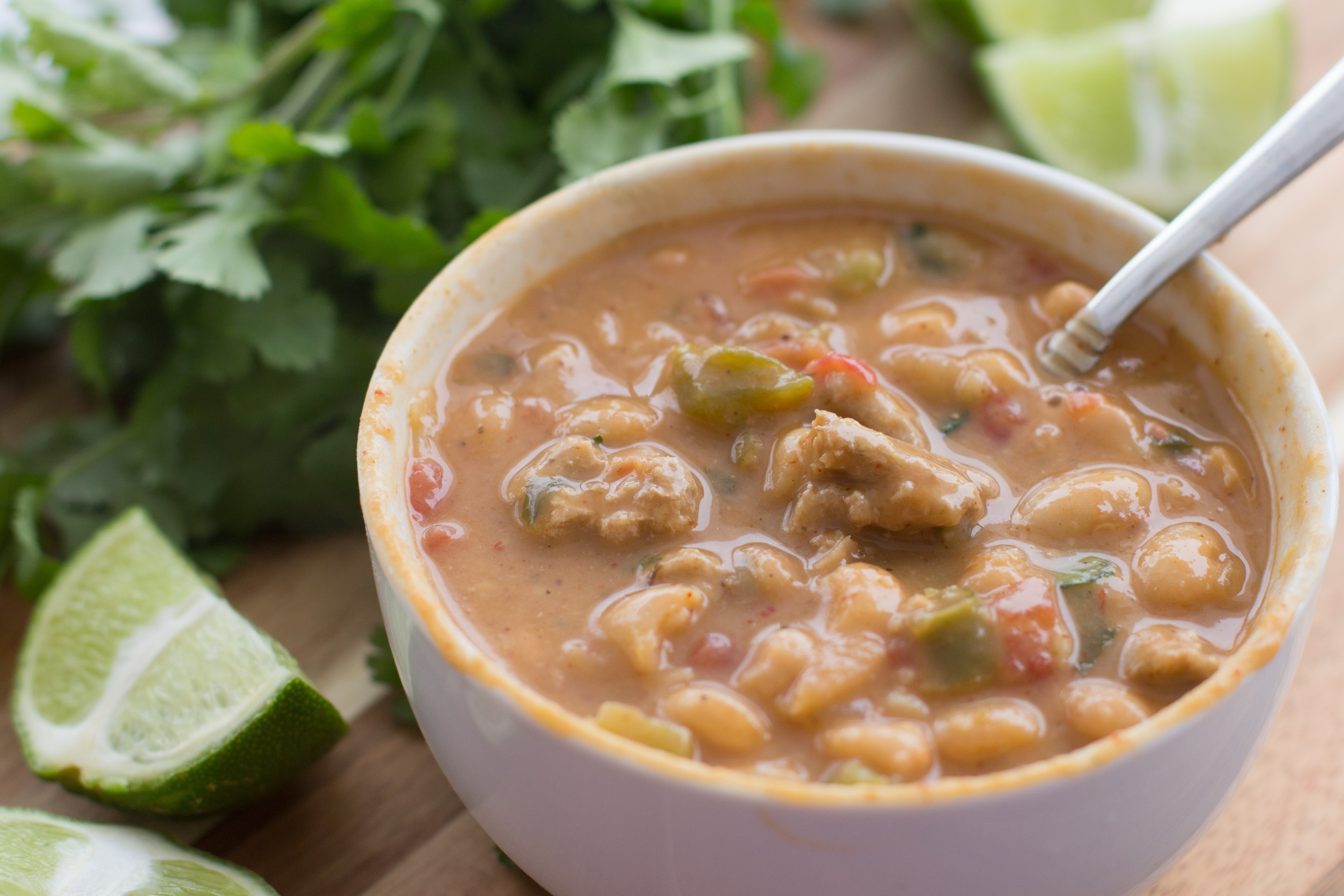 White Chili With Ground Turkey
 Skinny White Bean Turkey Chili Sugar n Spice Gals