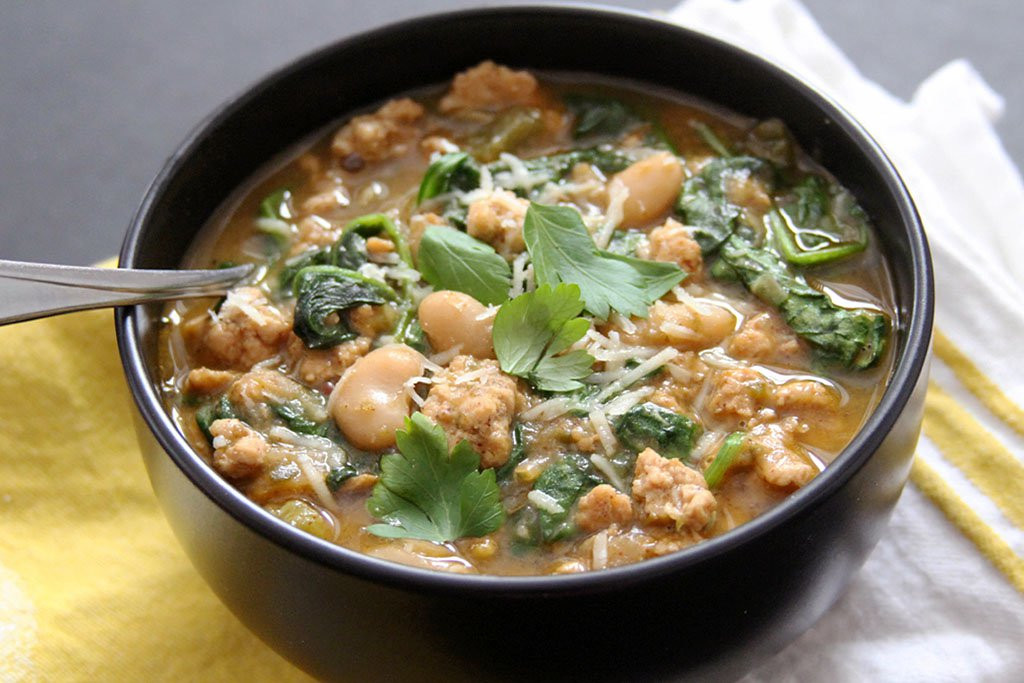 White Chili With Ground Turkey
 White Bean Turkey Chili