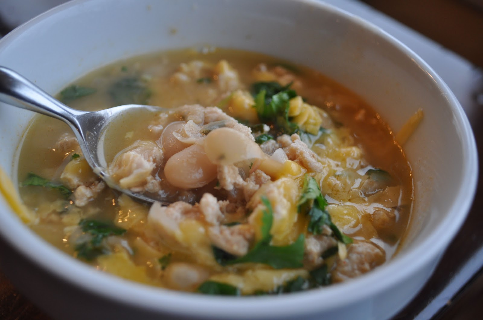 White Chili With Ground Turkey
 White Bean Turkey Chili