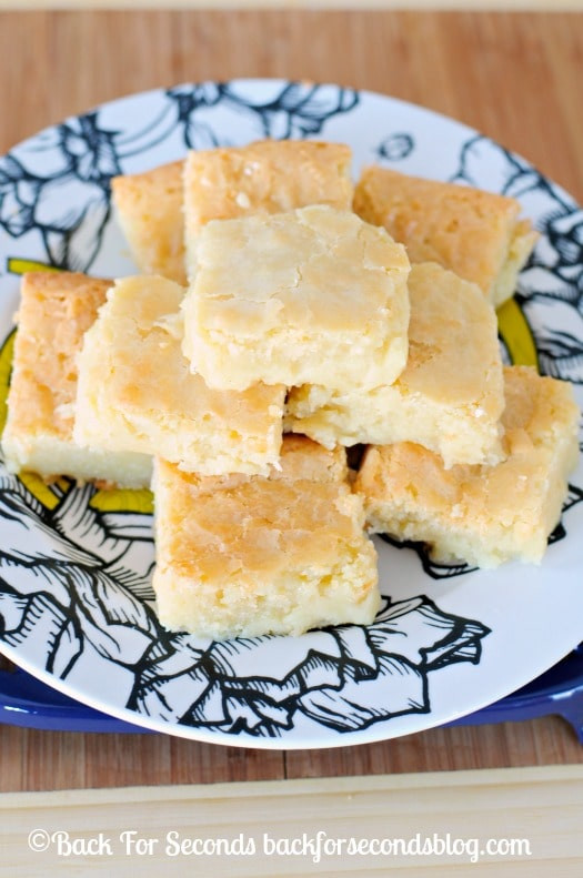 White Chocolate Brownies
 Fudgy White Chocolate Brownies Back for Seconds